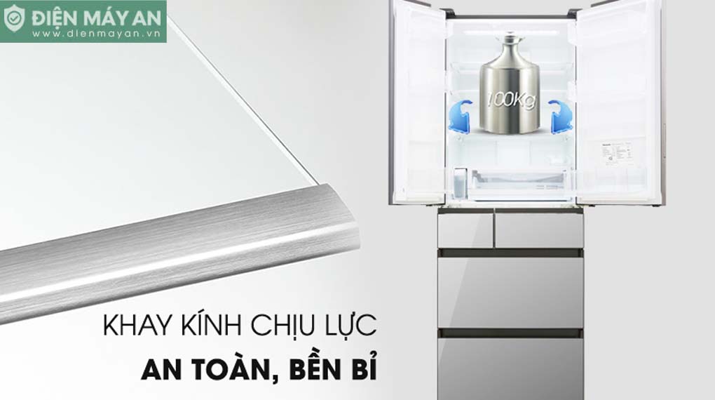 Tủ lạnh Panasonic Inverter 491 lít Multi Door NR-F503GT-X2